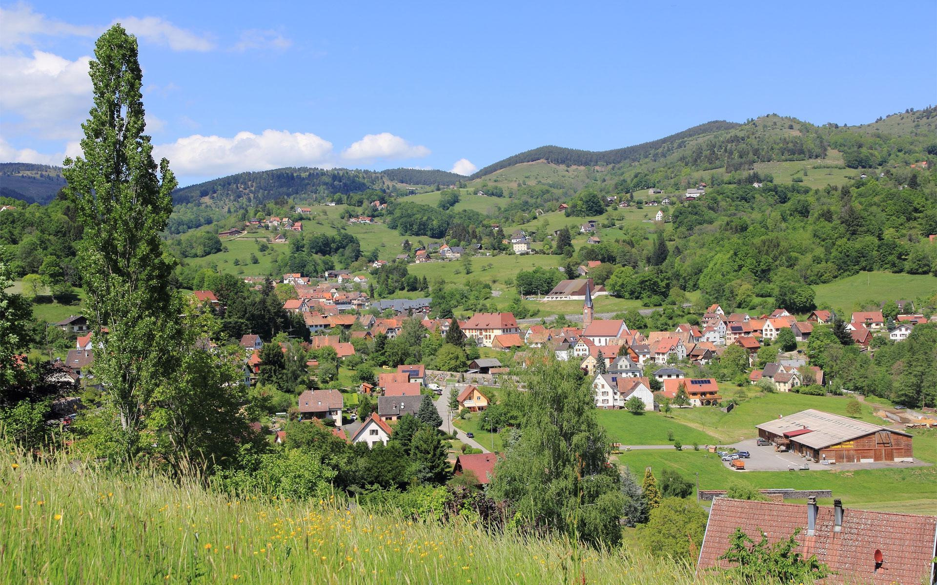 Soultzeren : un des villages de la vallée de Munster