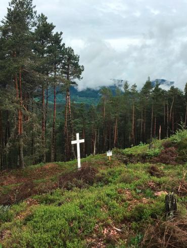 The First World War Battlefield Le Linge iseasily accessible from the campground